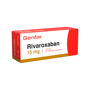 Rivaroxaban 15mg Tableta Recubierta Gef
