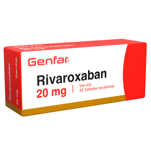 Rivaroxaban 20mg Tableta Recubierta Gef