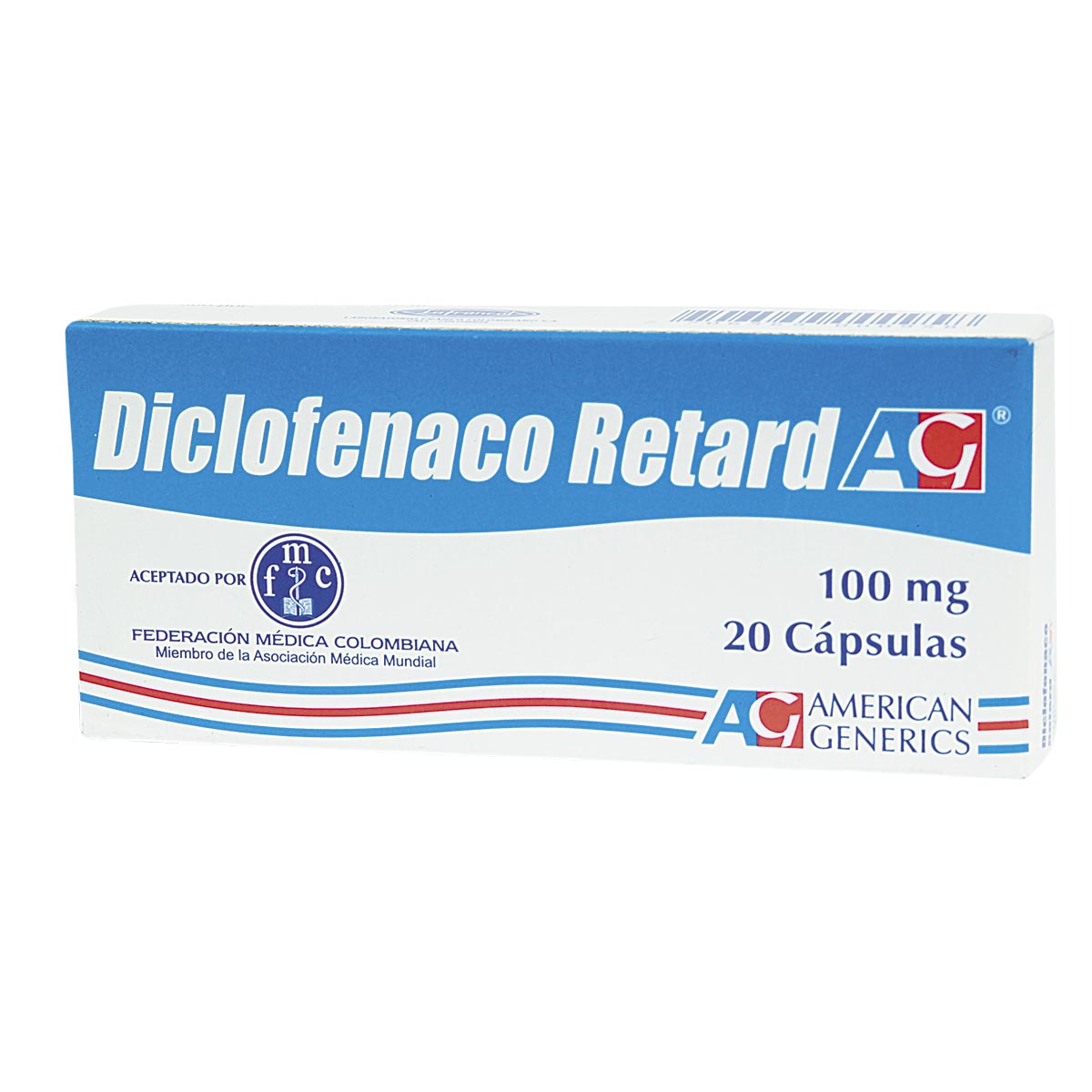 Diclofenaco Retard 100 Mg Cápsula La Francol