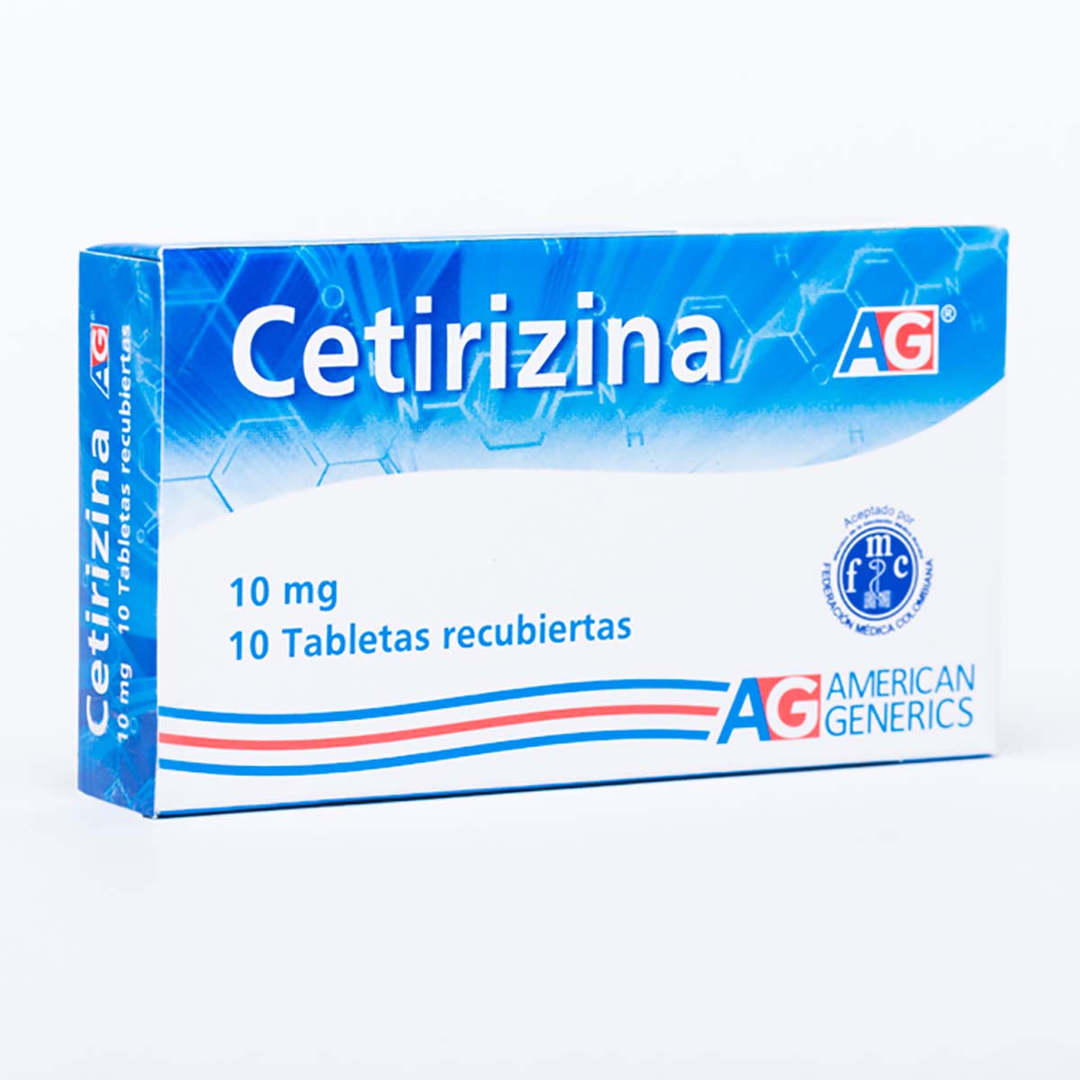 Cetirizina 10 Mg Tableta Recubierta La Francol
