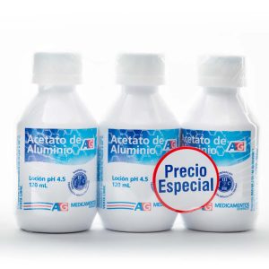 Oferta Acetato De Aluminio Loción Pague: 2 Lleve: 3