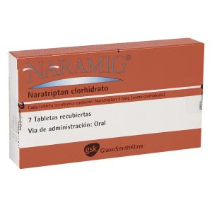 Naramig 2.5 Mg Tableta Recubierta