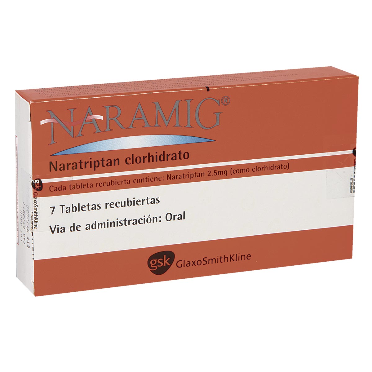 Naramig 2.5 Mg Tableta Recubierta