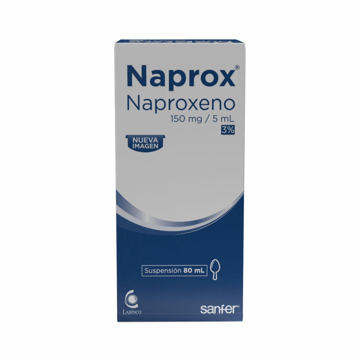 Naprox 150mg/5ml Suspensión Oral