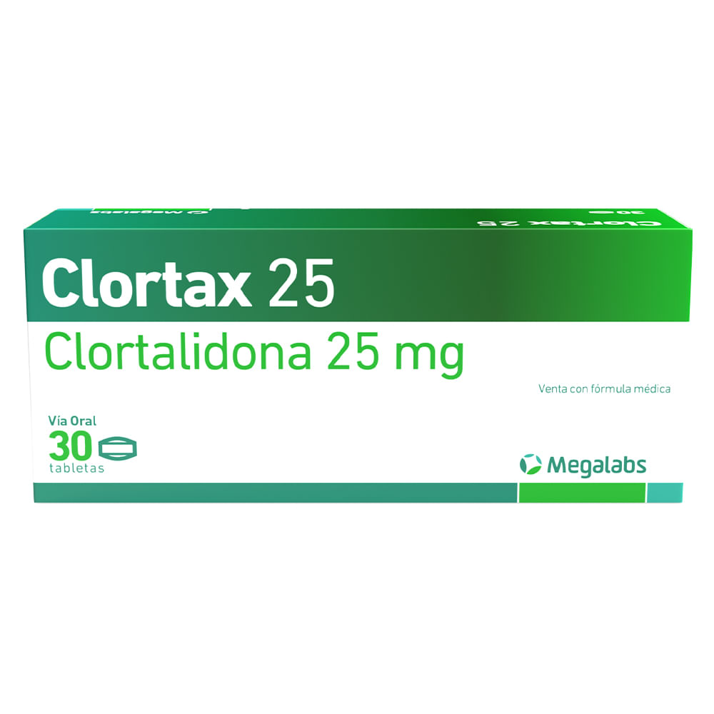 Clortax 25mg Tableta Recubierta