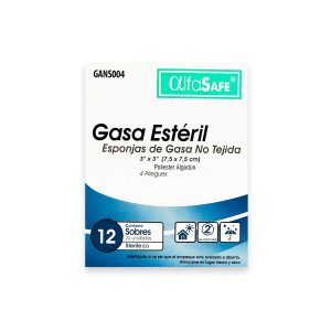 Gasa Esteril No Tejida 7.5cm x 7.5cm