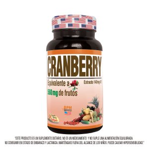 Cranberry Arandano 560 Mg Cápsula Blanda
