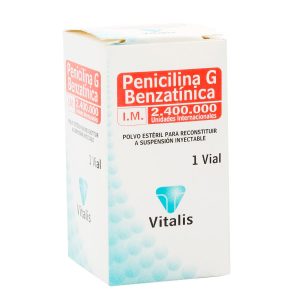 Penicilina G Benzatinica 2.400.000ui Polvo Para Solución Inyectable Vitalis