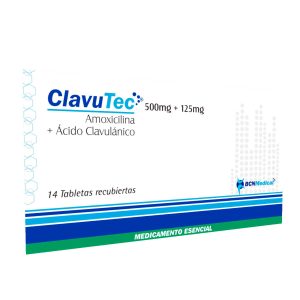 Clavutec 500mg/125mg Tableta Recubierta
