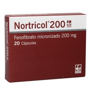 Nortricol 200 mg Cápsula