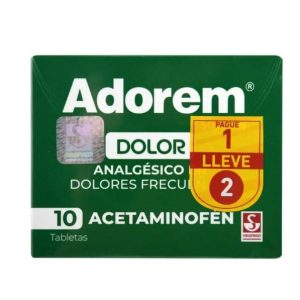 Oferta Adorem 500 mg Tableta Pague: 1un Lleve: 2und