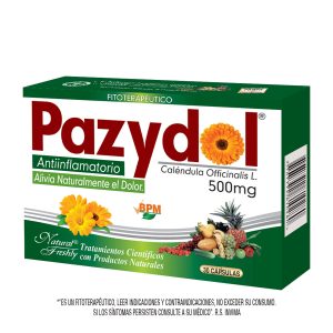 PAZYDOL 500MG CAPASULA DURA