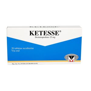 Ketesse 25mg Tableta Recubierta