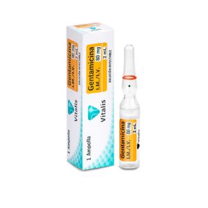 Gentamicina 80mg / 2 ml Solución Inyectable Vitalis