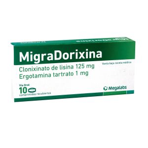 Migradorixina 125 Mg/1 Mg Comprimido Recubierto