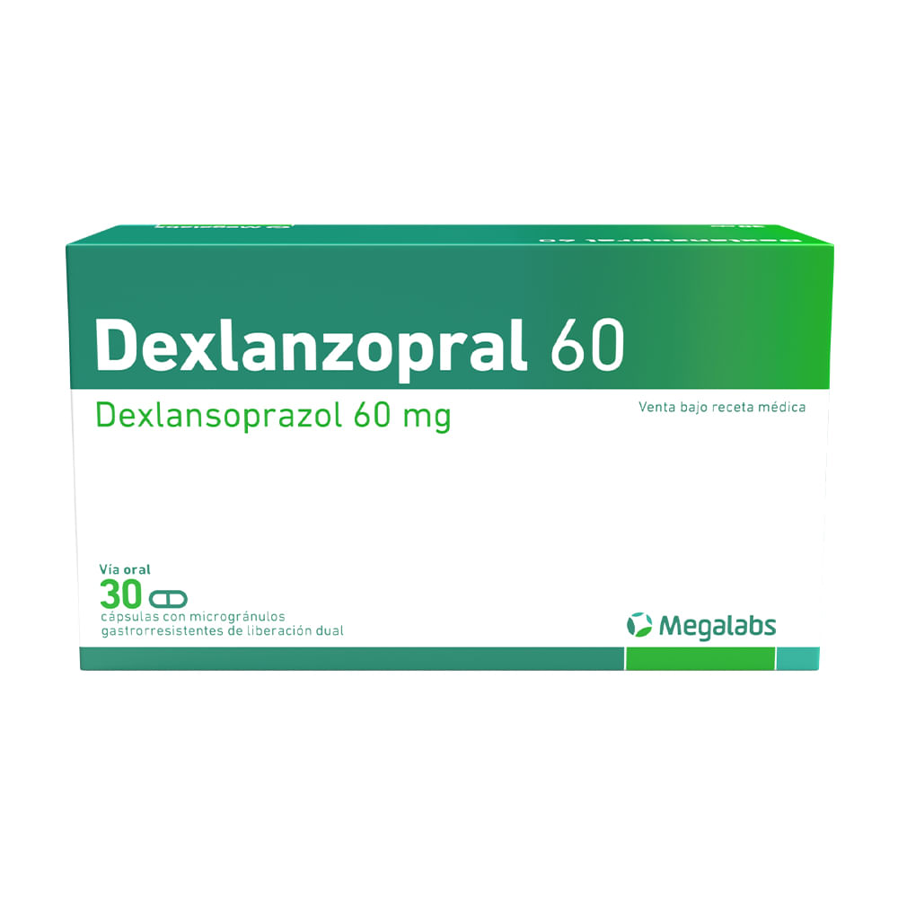 Dexlanzopral 60 Mg Cápsula De Liberación Prolongada