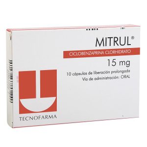 Mitrul 15 mg Cápsula de Liberación Prolongada