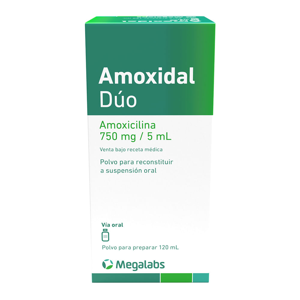 Amoxidal Duo 750mg/5ml Polvo Para Suspensión Oral