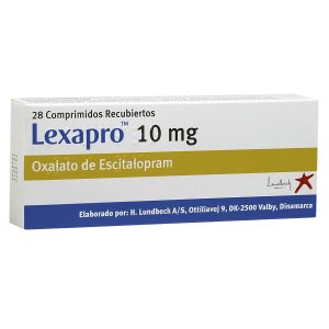 Lexapro 10 Mg Tableta Recubierta