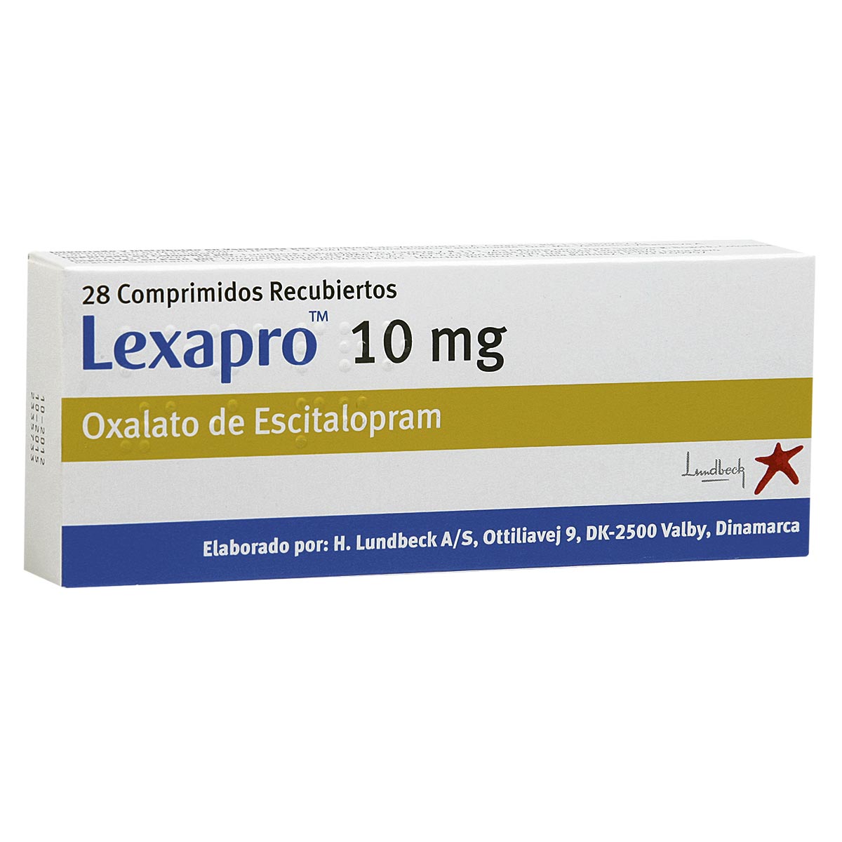 Lexapro 10 Mg Tableta Recubierta
