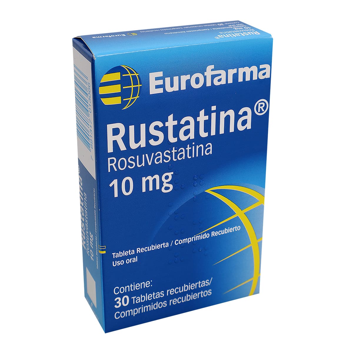 Rustatina 10 mg Tableta Recubierta