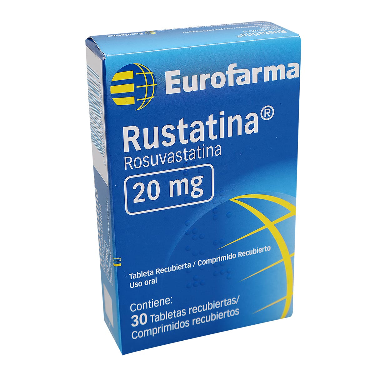 Rustatina 20 mg Tableta Recubierta