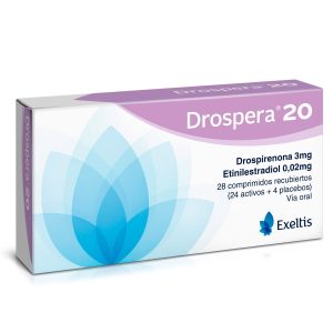 Drospera 20 3 mg / 0.02 mg Tableta Recubierta Con Pelicula