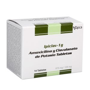 Ipiclav-1g 875 Mg/125 Mg Tableta Recubierta