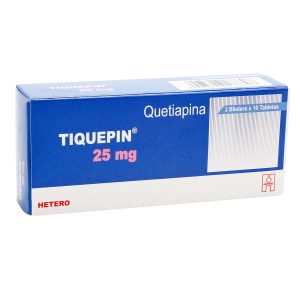 Tiquepin 25 Mg Tableta Recubierta