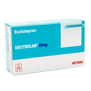 Escitrolam 20 Mg Tableta Recubierta