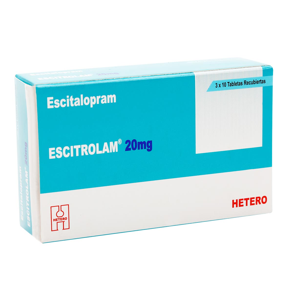 Escitrolam 20 Mg Tableta Recubierta