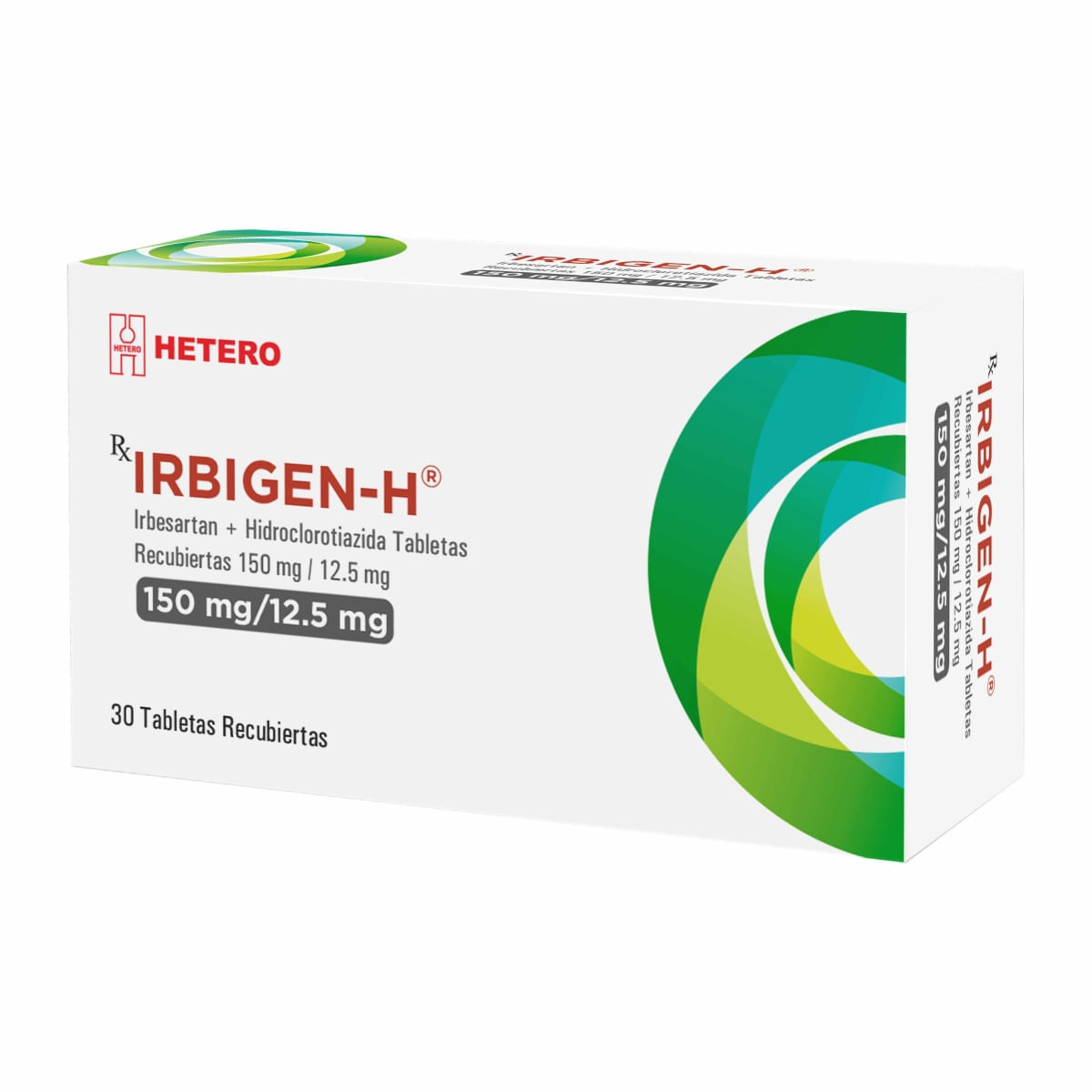 Irbigen H 150 mg 12.5 mg Tabletas Recubiertas