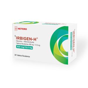 Irbigen H 300 mg 12.5 mg Tabletas Recubiertas
