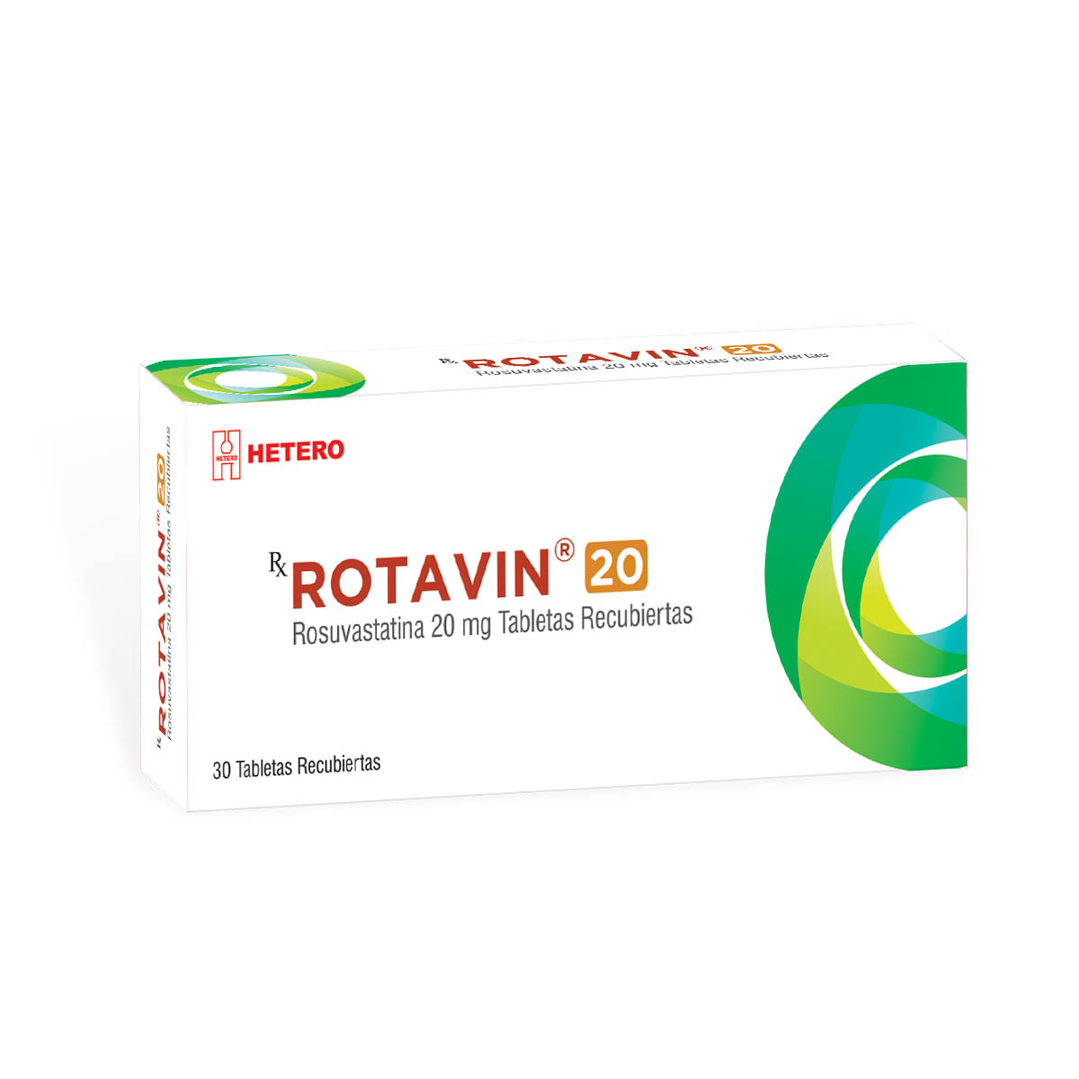 Rotavin 20mg Tableta Recubierta