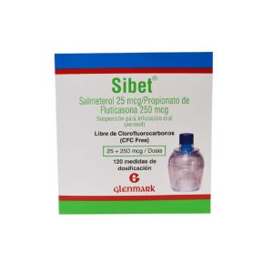 Sibet 25mcg/250mcg Inhalador Suspensión Para Inhalacion 120 Dosis +