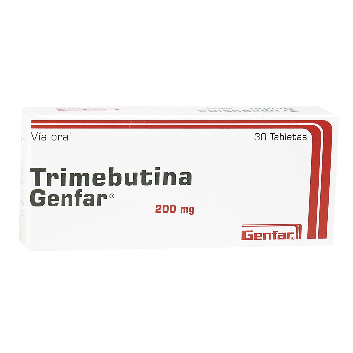 CAJA - Trimebutina 200 Mg Tableta Recubierta Genfar