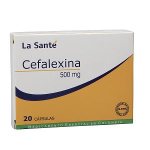 CAJA - Cefalexina 500 Mg Cápsula Dura La Sante