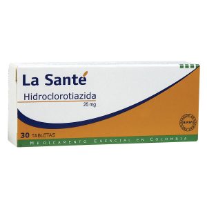 CAJA - Hidroclorotiazida 25 Mg Tableta La Sante